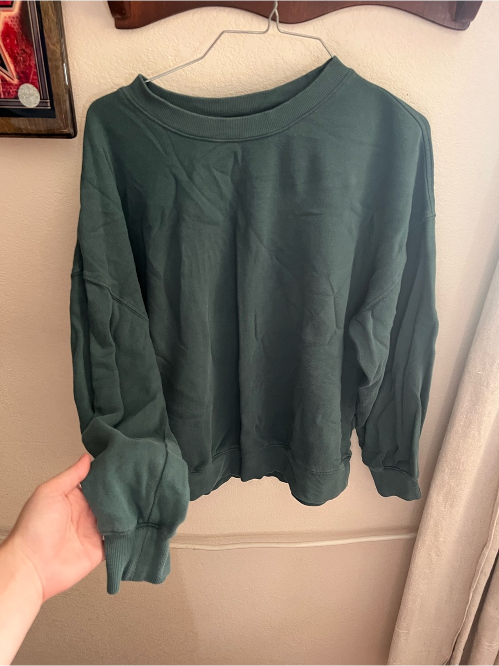 Old Navy Dark Green Crewneck Sweatshirt